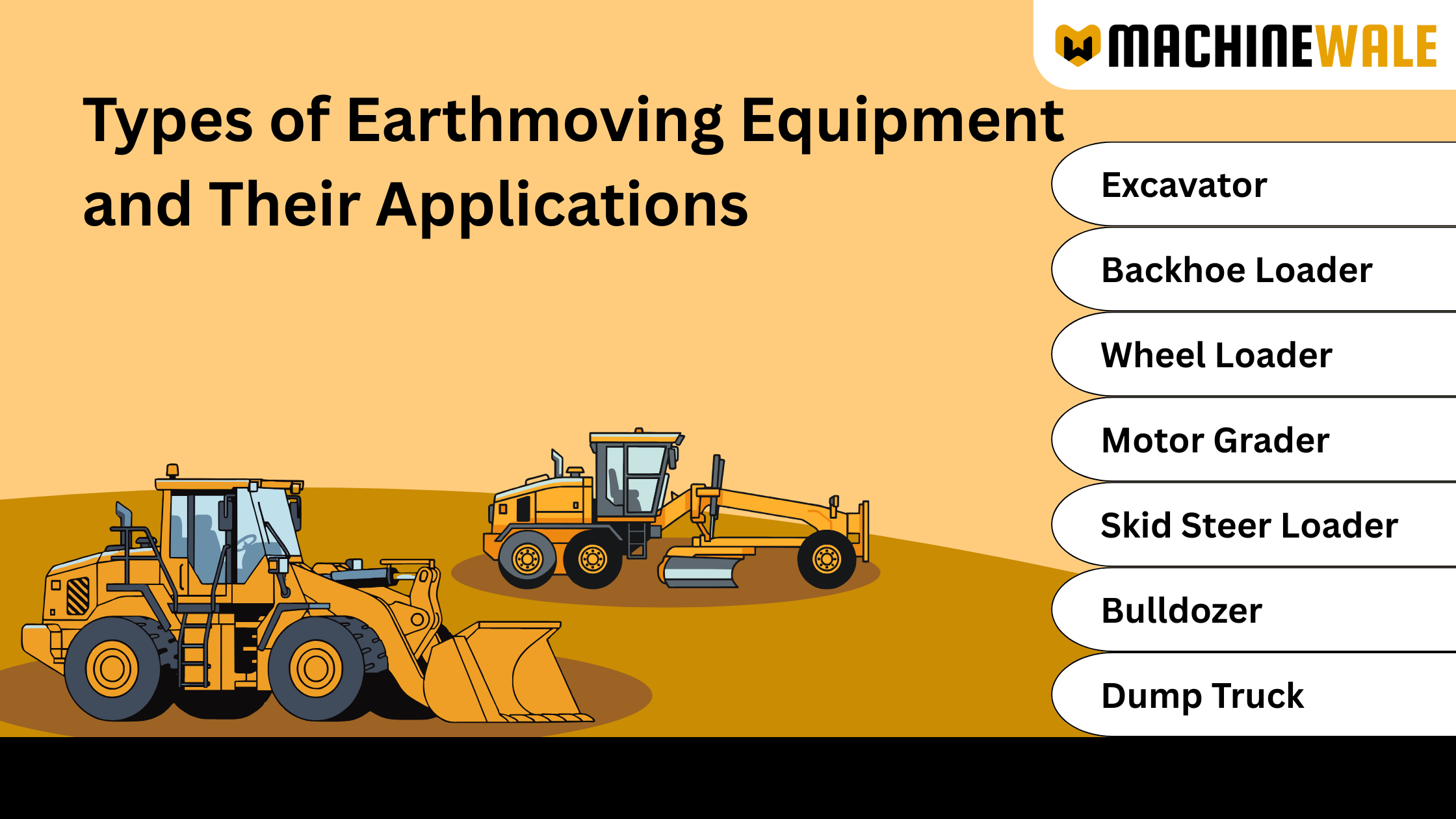 Types of earthmoving equipment